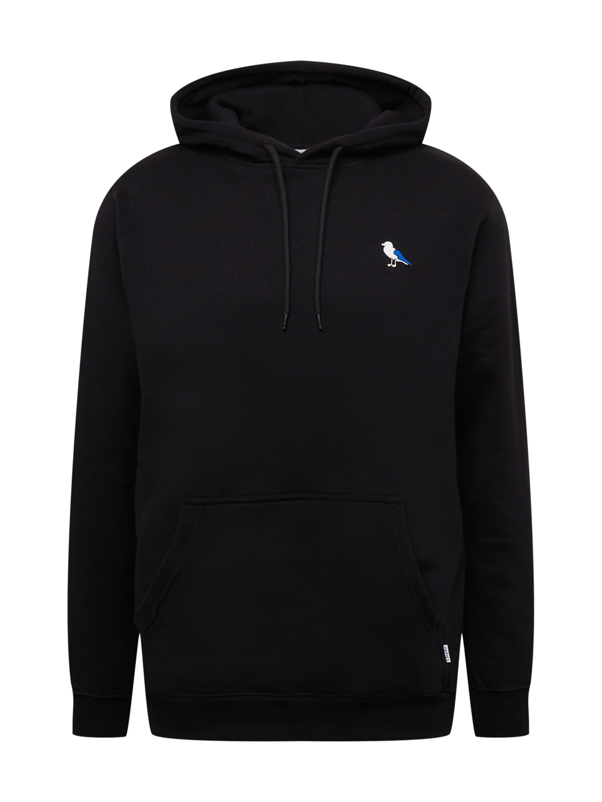 Sweat-shirt 'Hooded Embro Gull 2' Cleptomanicx en noir : devant