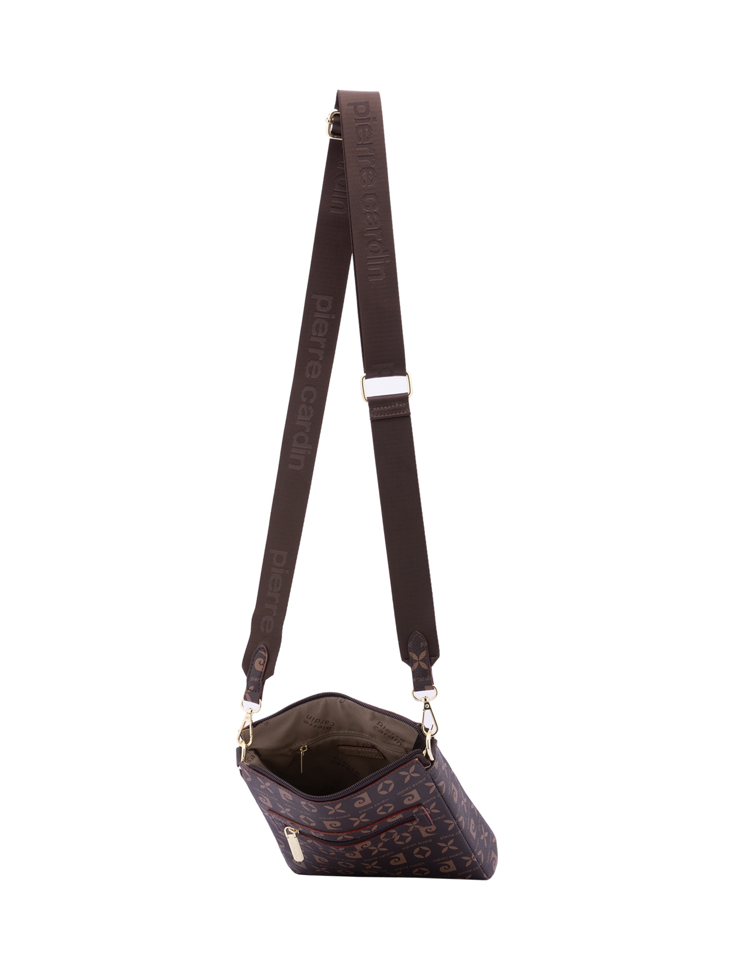 PIERRE CARDIN Umhängetasche in Braun