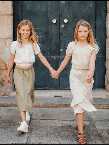T-Shirt 'Top Darling Sea Salt' Peter Jo en beige : devant