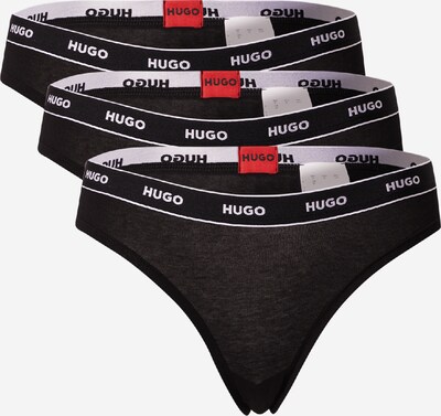 HUGO String in schwarz / weiß, Produktansicht