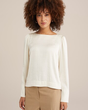 WE Fashion Blus i vit: framsida