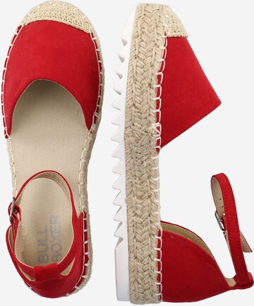 BULLBOXER Espadrilles in Rood