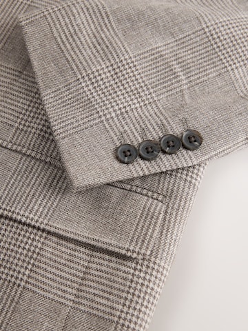 Coupe regular Veste de costume Next en marron