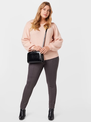 Slimfit Leggings 'Donnadina' di Vero Moda Curve in grigio