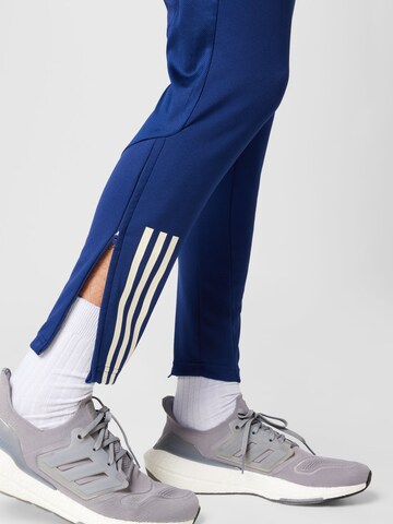 Coupe slim Pantalon de sport 'Italy Tiro 23 ' ADIDAS PERFORMANCE en bleu