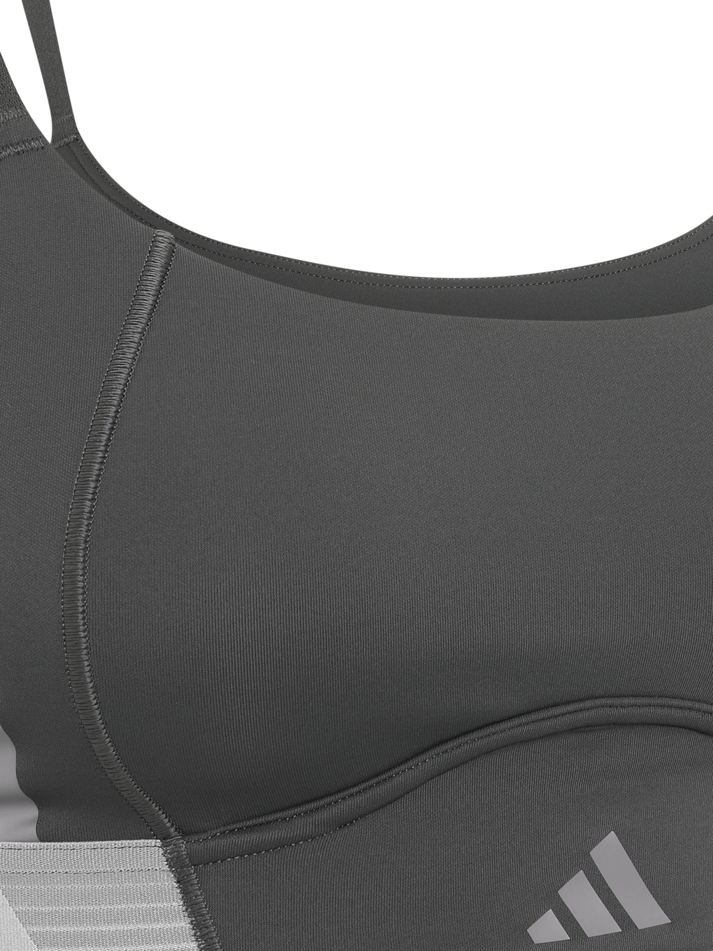 ADIDAS PERFORMANCE Bustier Sportmelltartók 'Hyperglam' - szürke