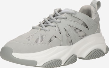 STEVE MADDEN Низкие кроссовки 'Peckman' в Серый: спереди