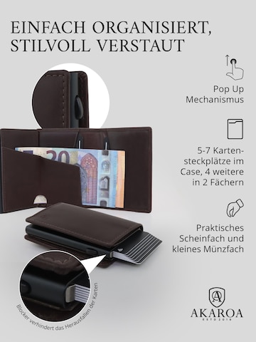 Akaroa Wallet 'Slim Wallet Pelle II' in Green