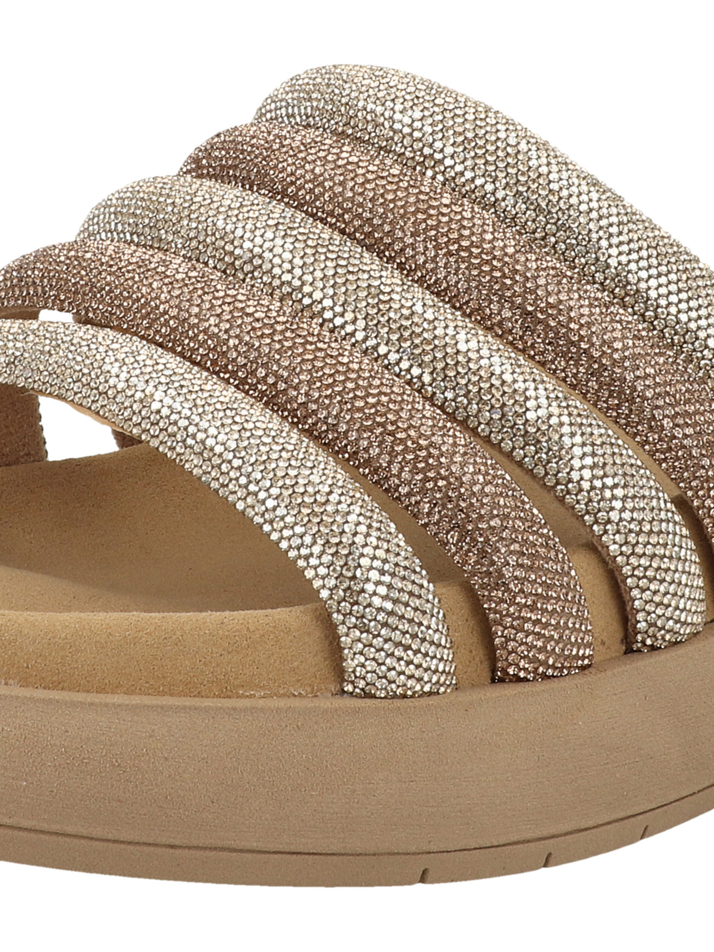 GABOR - Sapato aberto em ouro