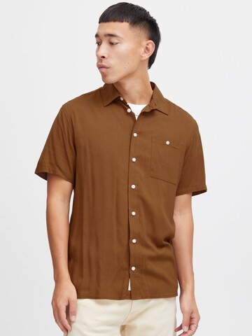 BLEND Regular fit Button Up Shirt in Brown: front