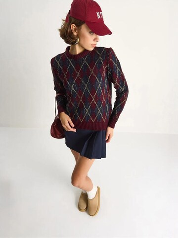 Bianco Lucci - Pullover 'Pullover' em mistura de cores