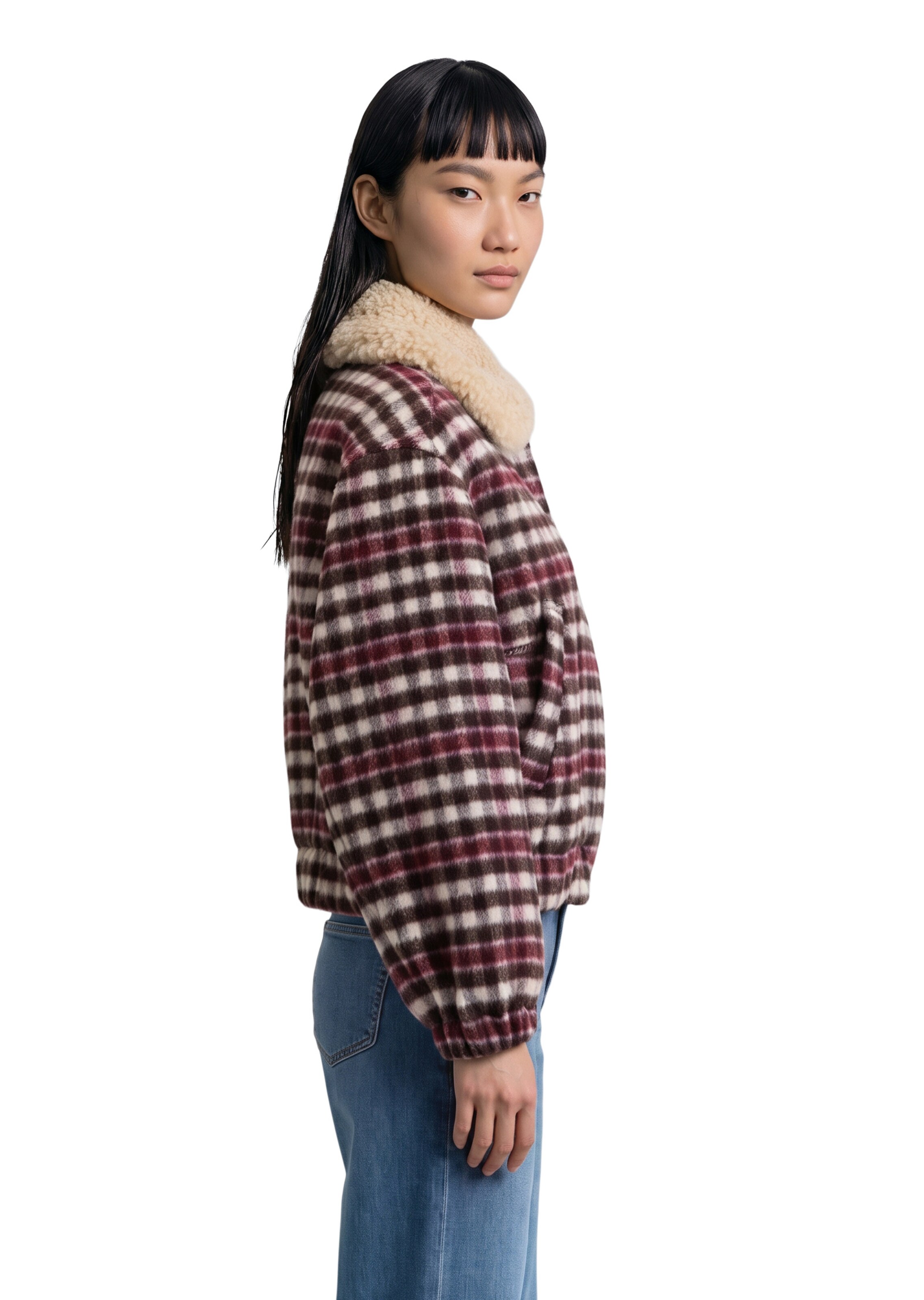 Marc O'Polo DENIM Between-season jacket in White: side