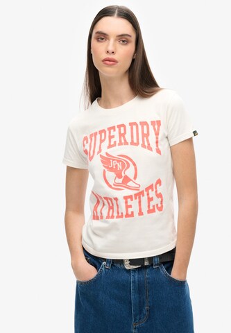 Superdry Μπλουζάκι σε λευκό: μπροστά