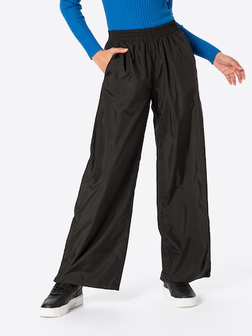 WEEKDAY Wide leg Pants 'Denali' in Black: front