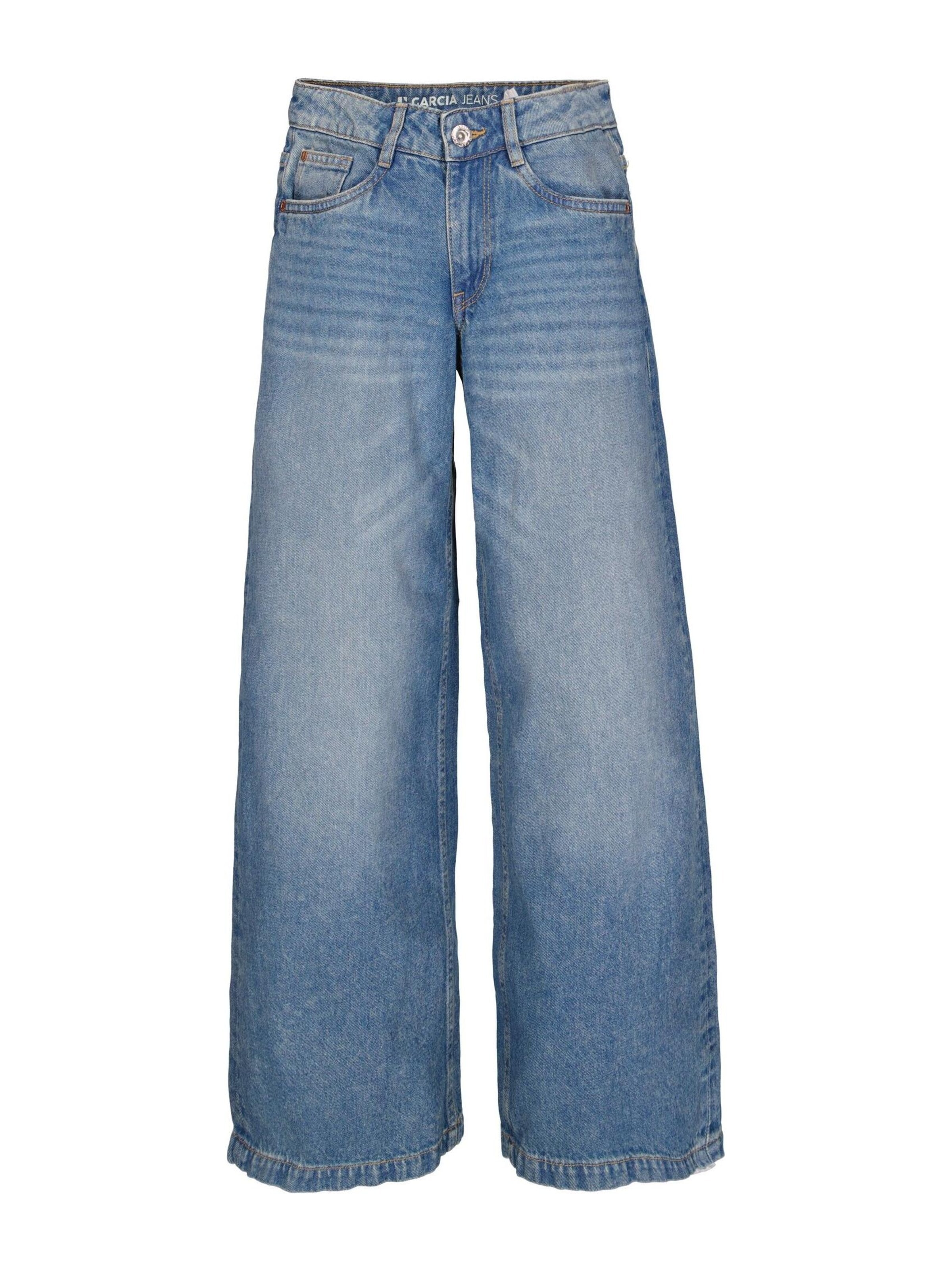 GARCIA Wide leg Jeans 'Extra Wide Leg Jeans Marall' in Blue: front