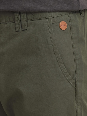 BLEND Regular Chino trousers 'Sasuke' in Green