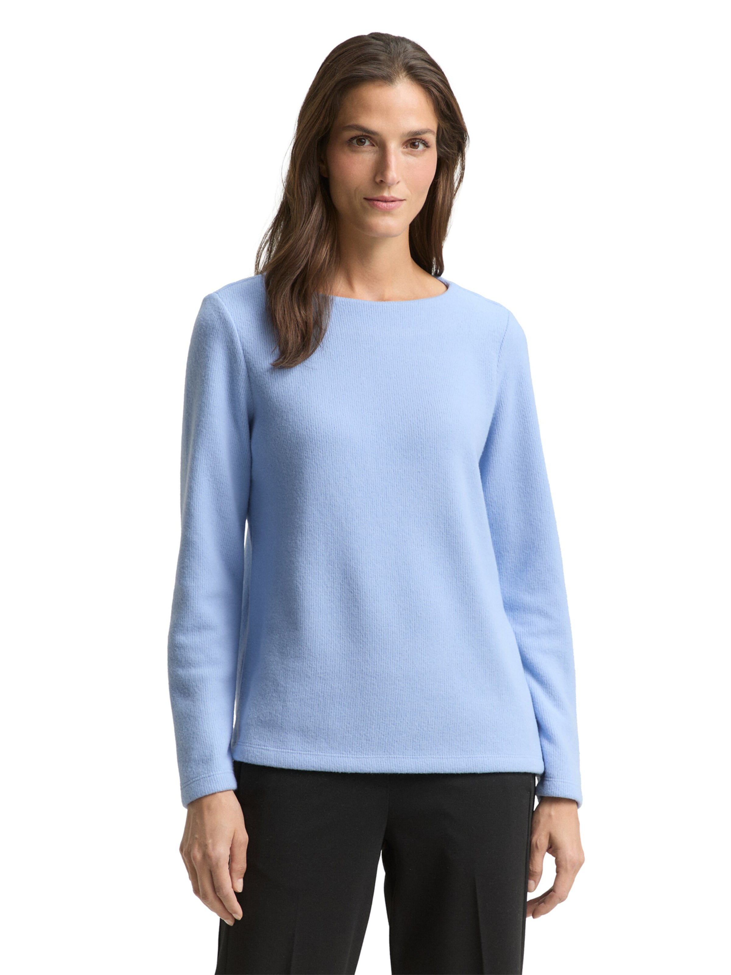 Sweat-shirt TOM TAILOR en bleu : devant