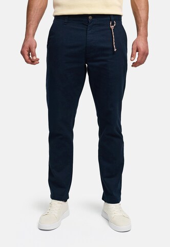 INDICODE JEANS Regular Chino 'Melio' in Blauw: voorkant