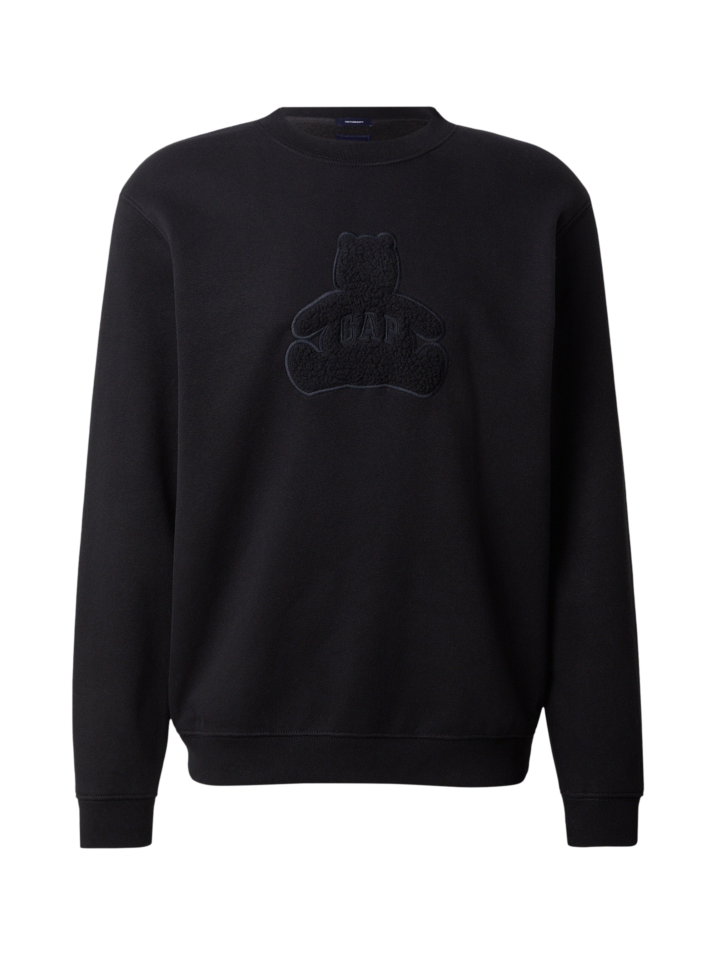 GAP Sweatshirt 'BRANNAN' in Black: front
