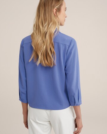 WE Fashion Bluse in Blau