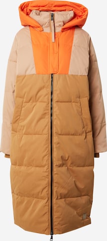 NÜMPH Winter Coat 'TRISIA' in Brown: front