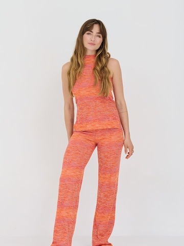 Tops en tricot 'Mayra' ABOUT YOU x Sofia Tsakiridou en orange