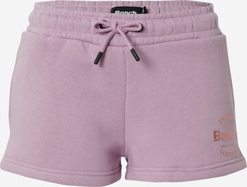 Loosefit Pantalon BENCH en violet : devant