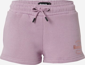 Loosefit Pantalon BENCH en violet : devant