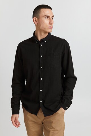 !Solid Regular fit Button Up Shirt 'Allan' in Black: front