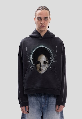 FAVELA Sweatshirt 'Chrome Girl' in Black: front