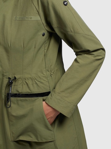 Parka di mezza stagione di khujo in verde