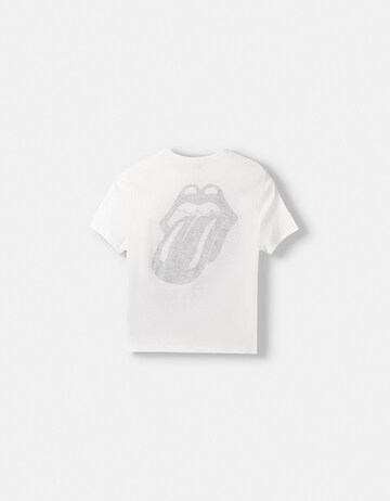 T-shirt Bershka en blanc