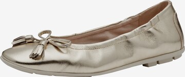 TAMARIS Ballet Flats in Gold: front