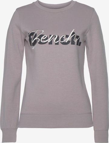 Felpa di BENCH in lilla: frontale