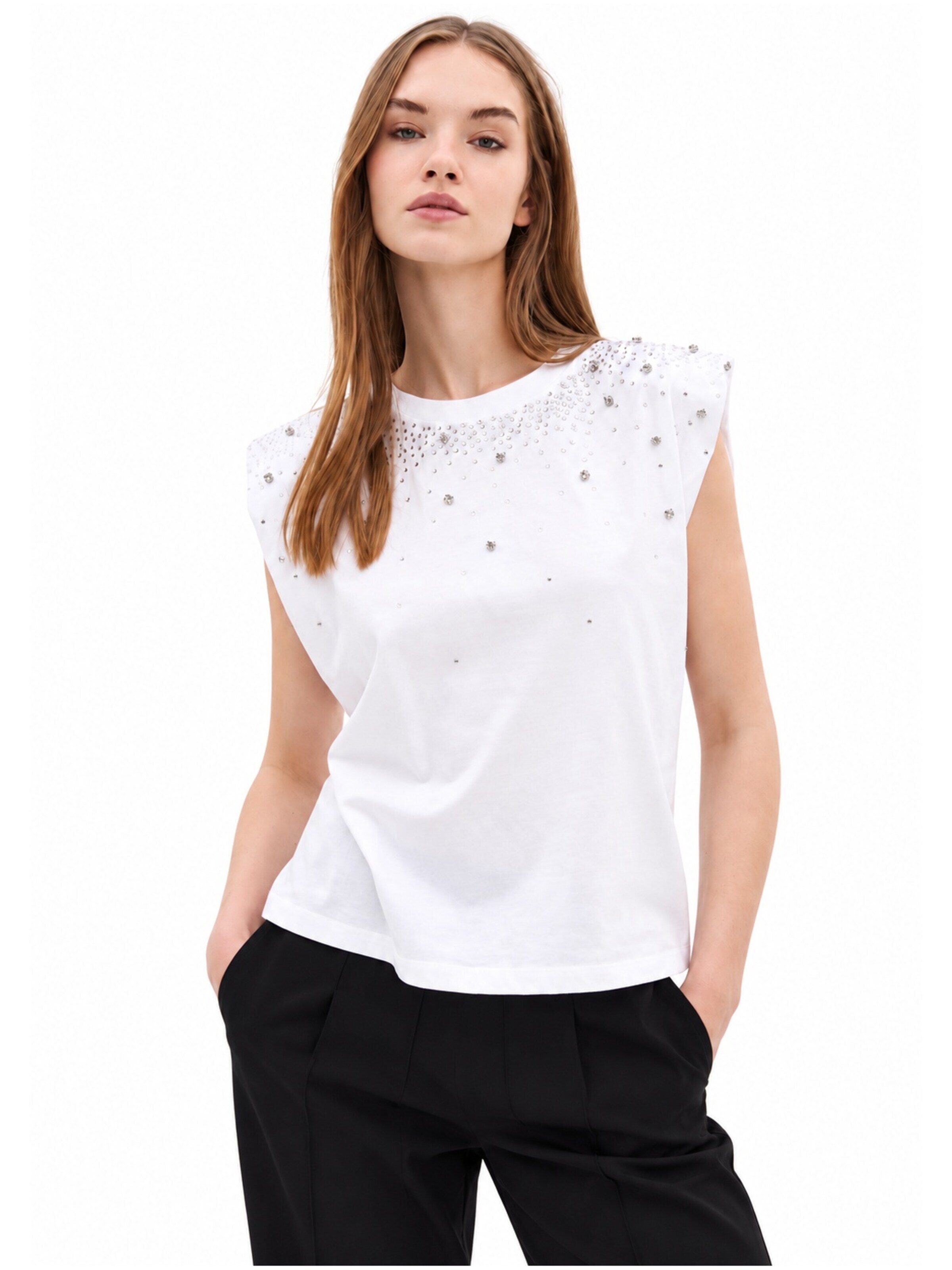 No Matter What Shirt in Wit: voorkant