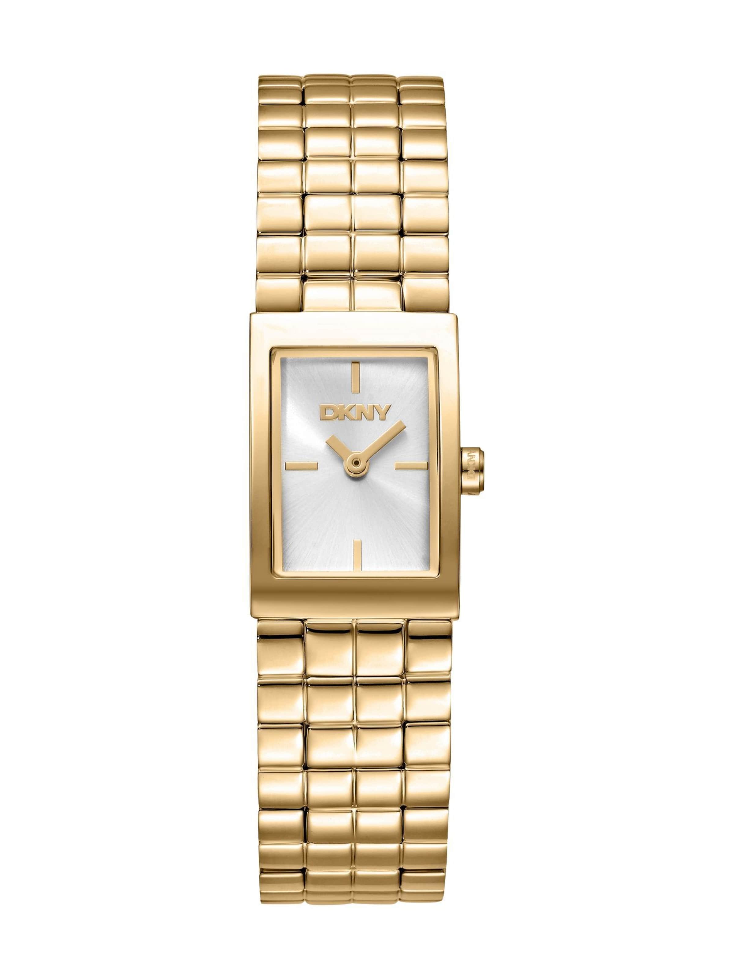 DKNY Analoguhr in Gold: Vorderseite