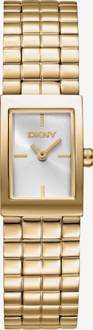 DKNY Analoguhr in Gold: Vorderseite