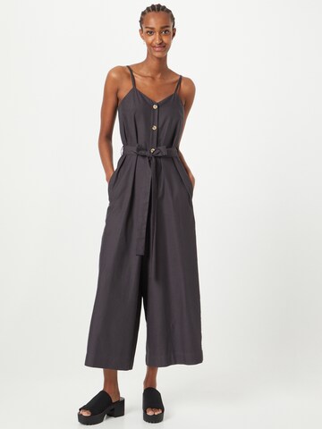 Rotholz Jumpsuit in Zwart: voorkant