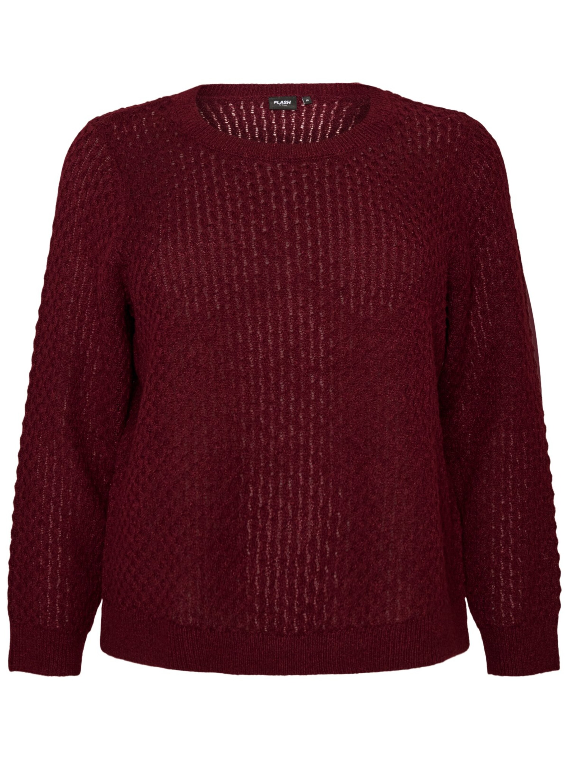 Pullover 'Flaya' di Zizzi in rosso: frontale
