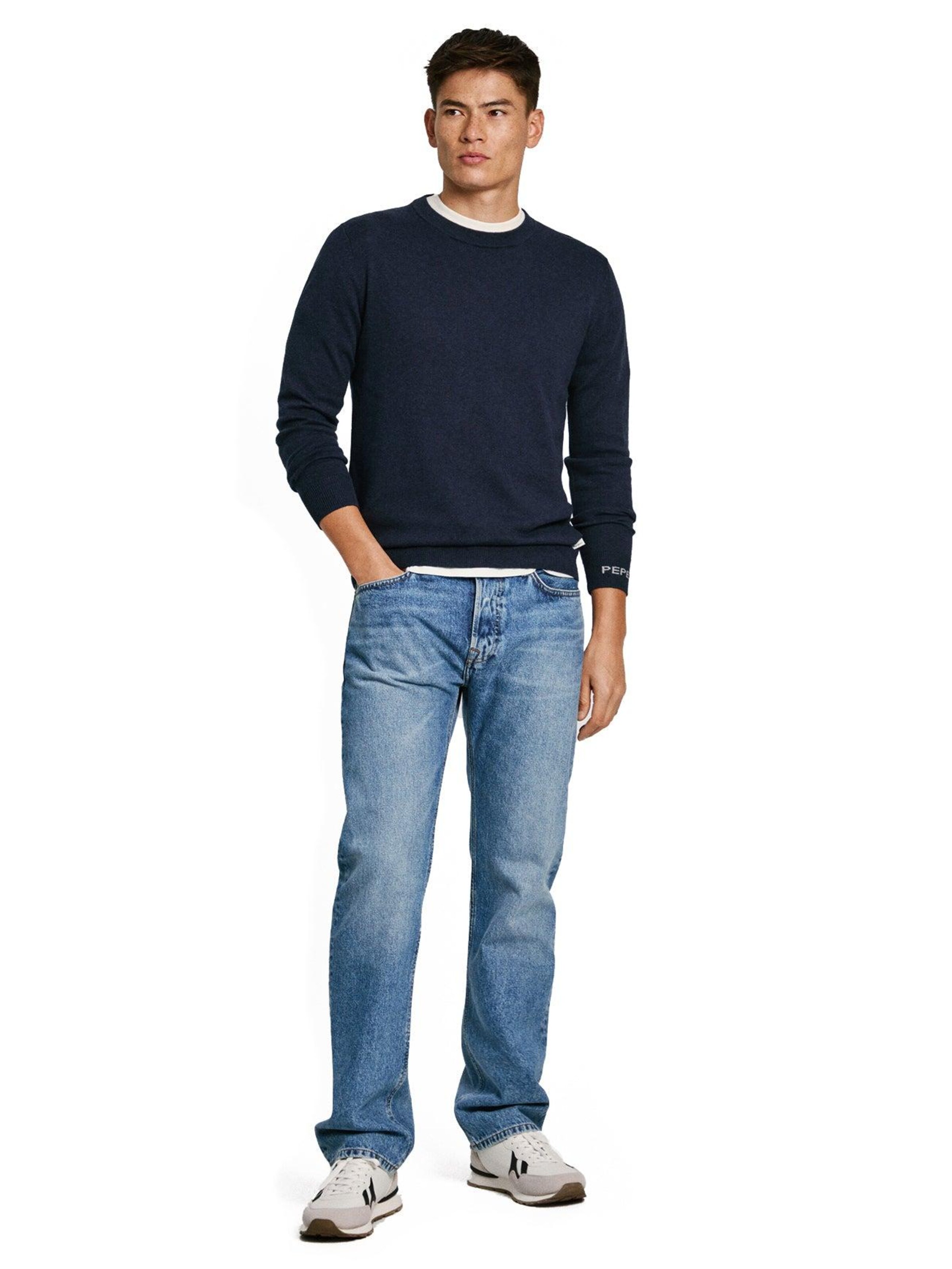 DIESEL - Jersey 'Andre Crew Neck' en azul