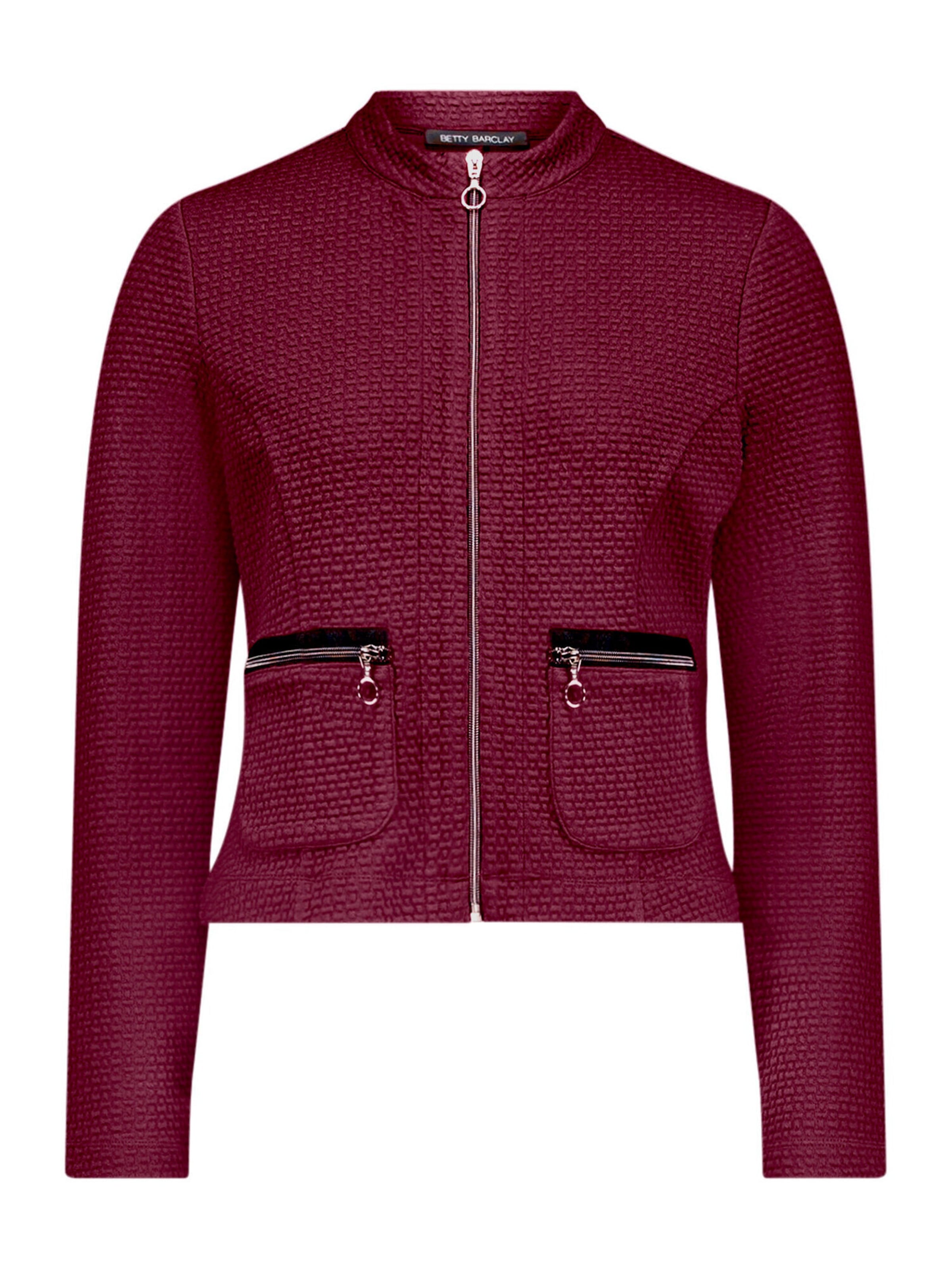 Veste de survêtement Betty Barclay en violet : devant