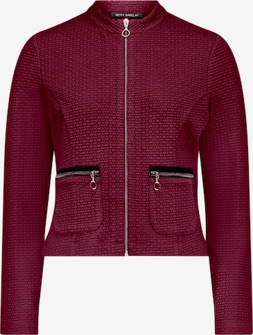 Veste de survêtement Betty Barclay en violet : devant
