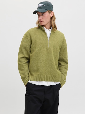 Pull-over 'JORNORREBRO' JACK & JONES en vert : devant