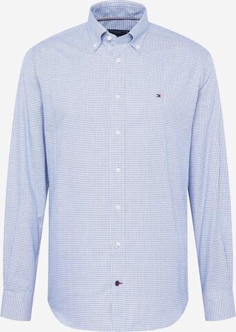 Coupe regular Chemise Tommy Hilfiger Tailored en bleu : devant