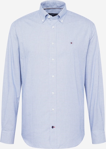 Tommy Hilfiger Tailored Regular fit Button Up Shirt in Blue: front