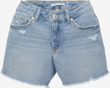 TOM TAILOR DENIM Regular Shorts in Blau: predná strana