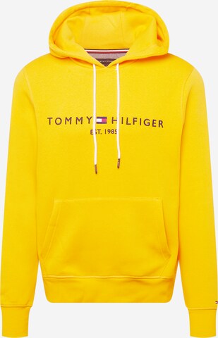 Felpa di TOMMY HILFIGER in giallo: frontale