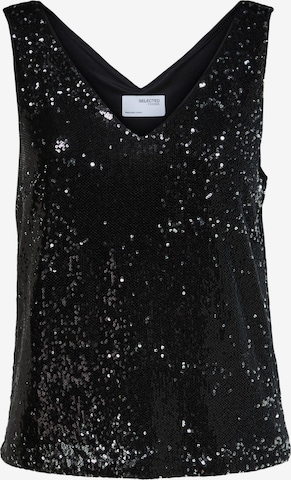 SELECTED FEMME Top 'Miley' in Black: front