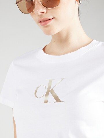 T-shirt Calvin Klein Jeans en blanc