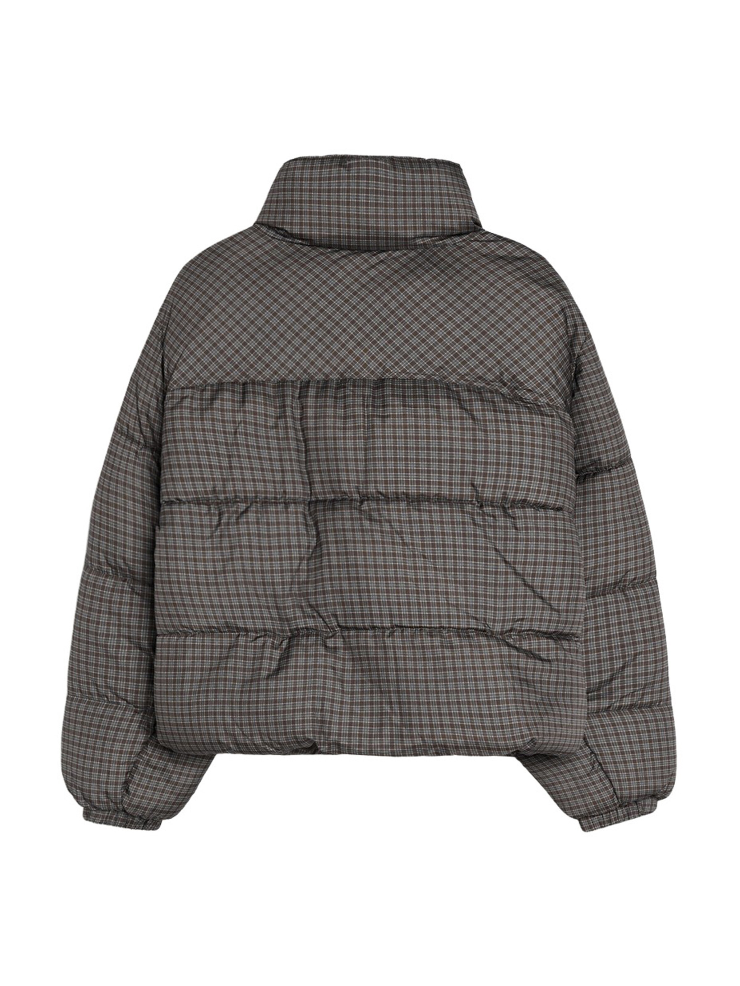 Bershka Winter jacket in Brown: back